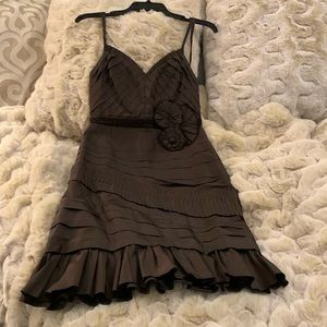 BCBG midi dress size 2 dark brown